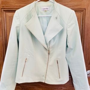 Calvin Klein Pastel Fly Away Zipper Jacket
